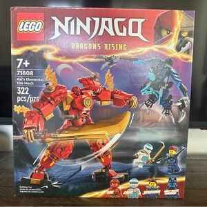Lego Ninjago Red & Gold Kai Elemental Fire Mech Building Set